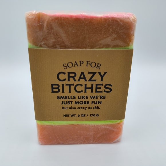 Whiskey River Co Other - Whiskey River Soap Co. Crazy Bitches Soap Bar Funny Gag Gift 6 oz Novelty